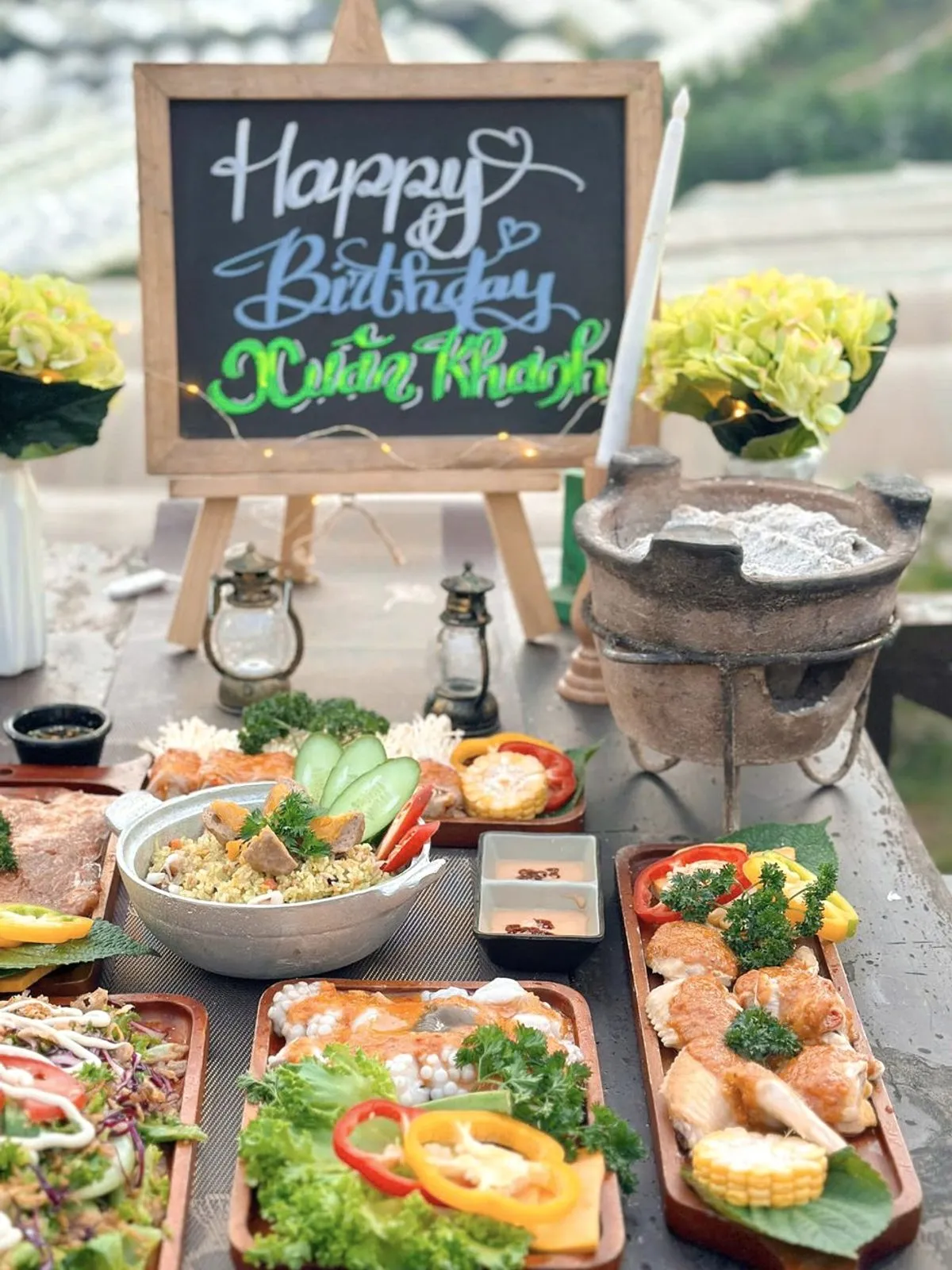 Ăn gì ở Đà Lạt cuối tuần - nướng BBQ ngắm hoàng hôn