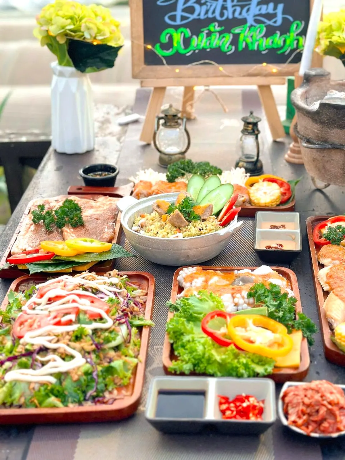 Combo nướng Đà Lạt tiết kiệm - set BBQ đầy đủ giá tốt