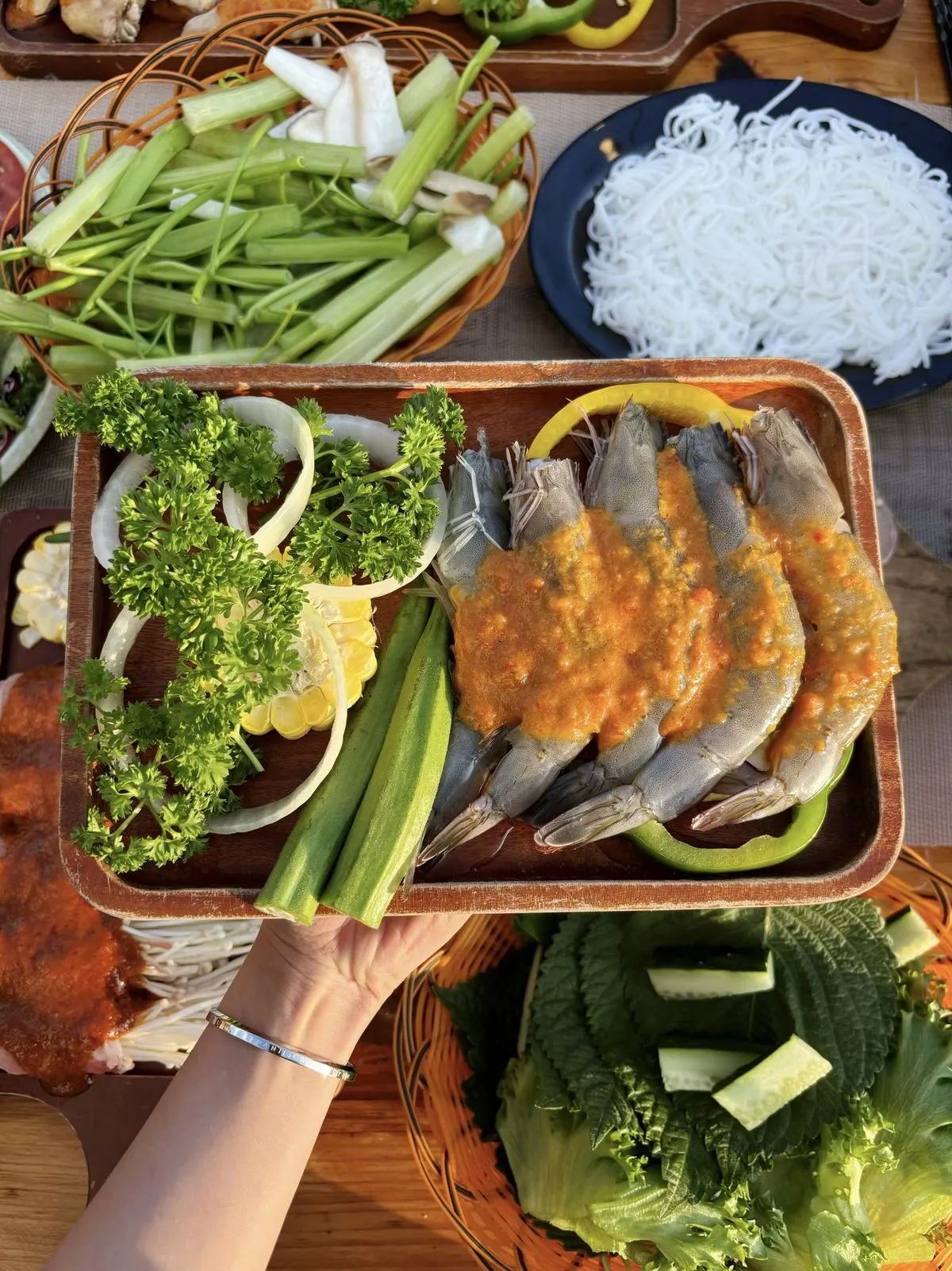 hải sản tươi Đà Lạt - hải sản nướng tươi ngon