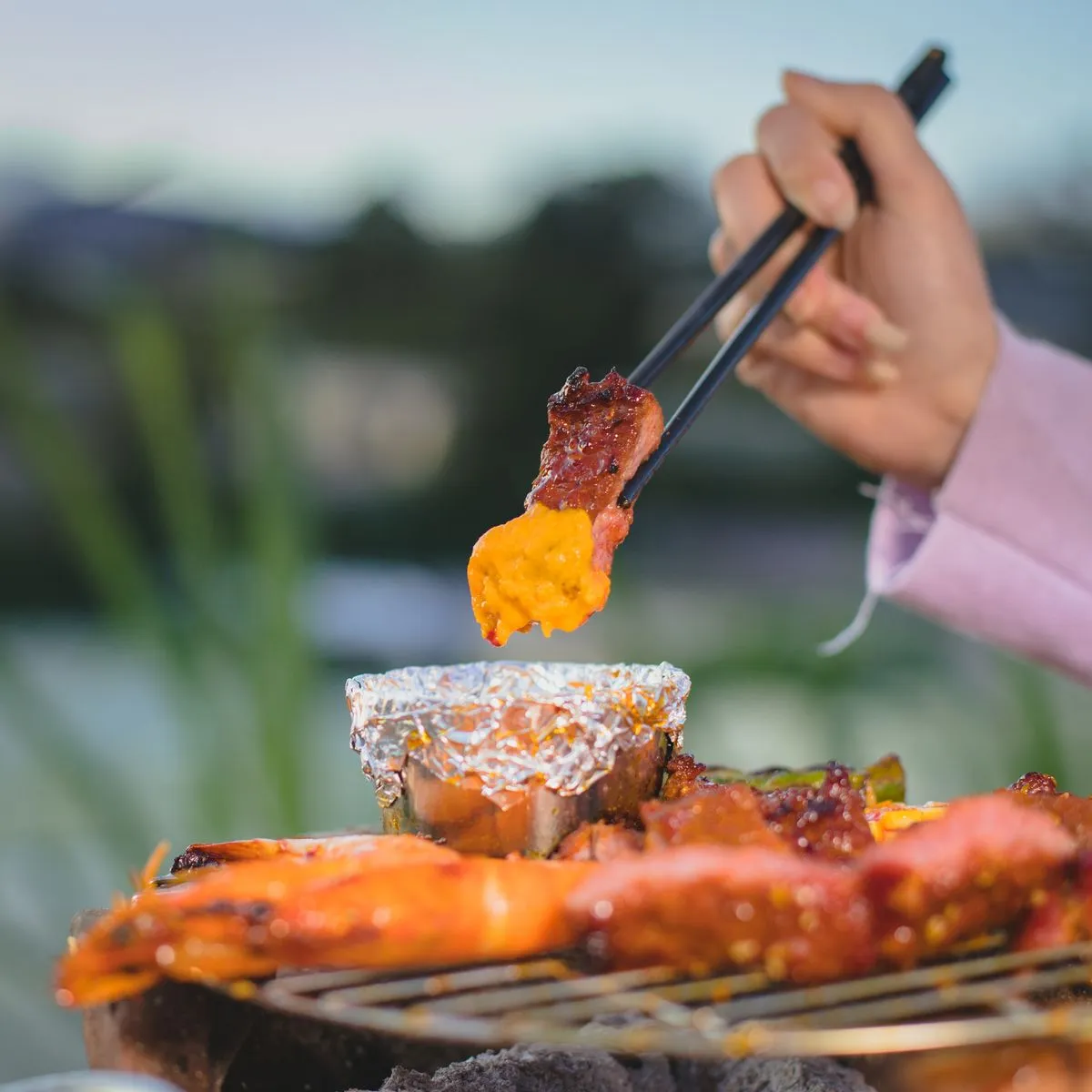 Lẩu Nướng Đà Lạt Mùa Lạnh - món nướng BBQ thơm ngon Đà Lạt