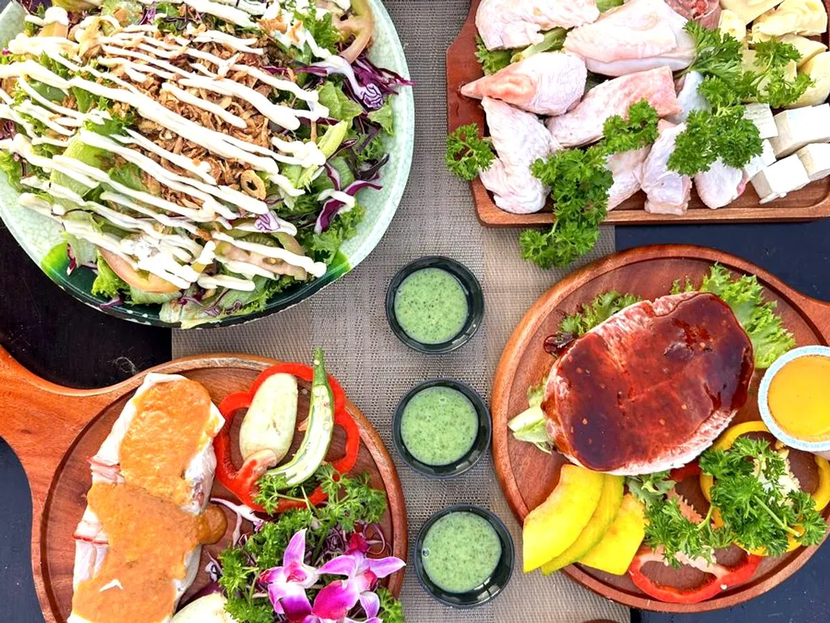 Quán ăn Đà Lạt gần trung tâm - nướng BBQ view thung lũng