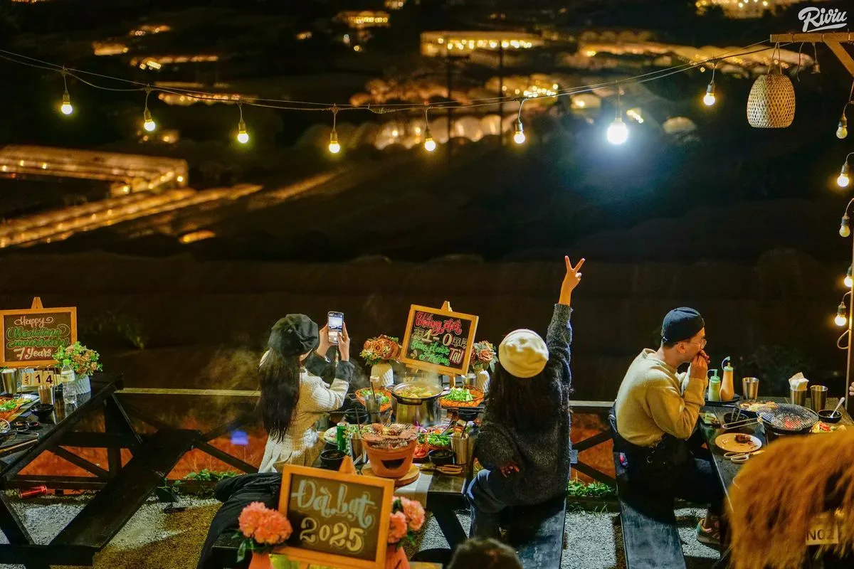 Quán Nướng Đà Lạt Tháng 9 - view xe lửa Đà Lạt